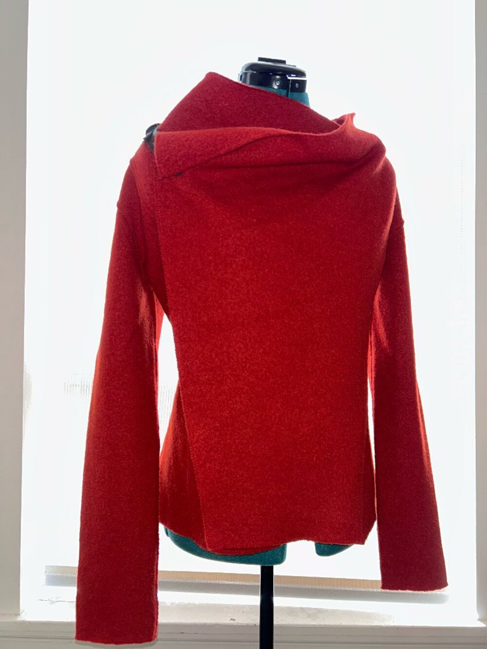 Burnt Orange Wool Eileen Fisher Jacket